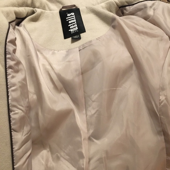 details INTL creamy zipper front jacket - Picture 7 of 8